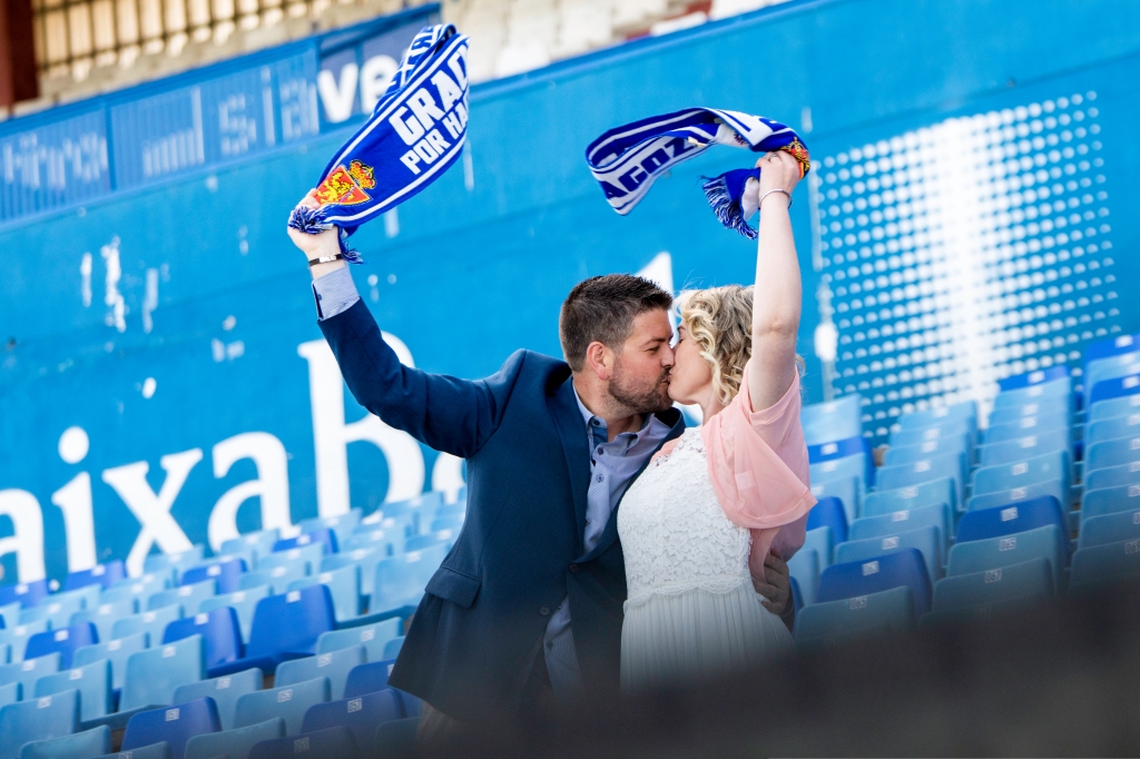 Postboda en La Romareda