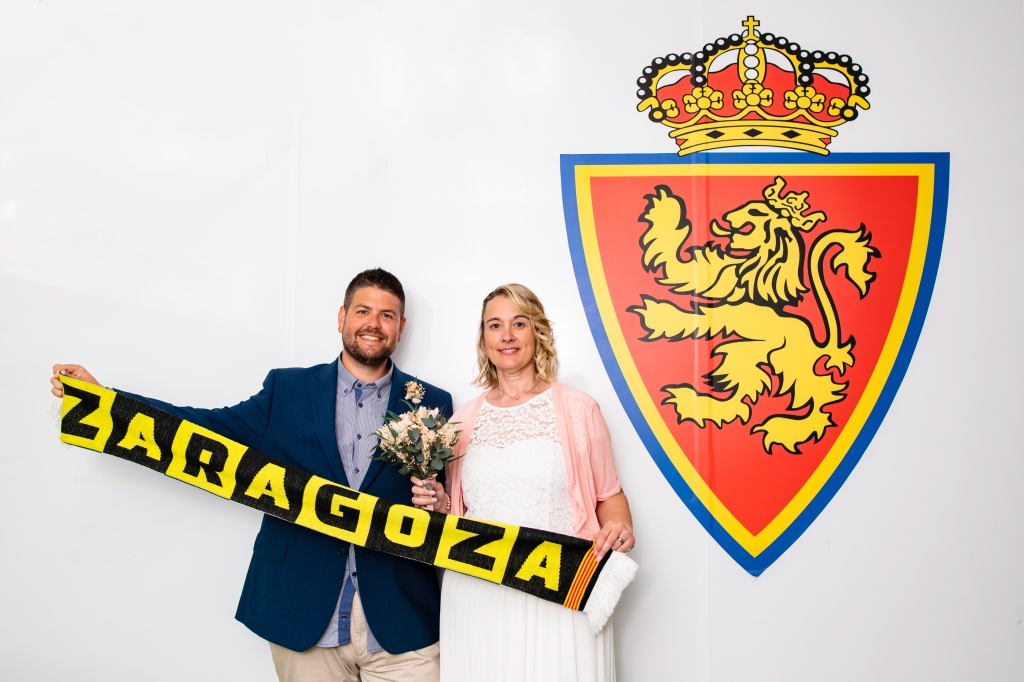 Postboda en La Romareda