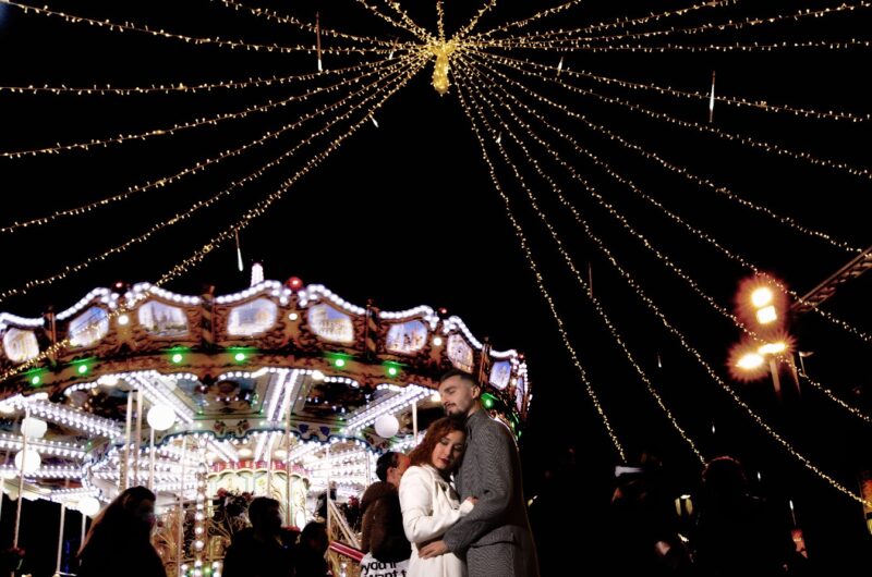 Sesión de Pareja Navideña en Zaragoza