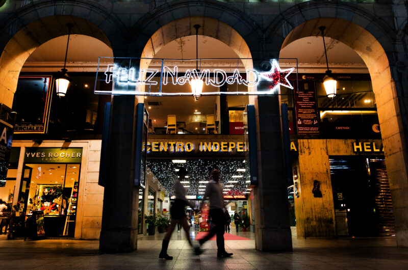 Sesión de pareja en Navidad en Zaragoza