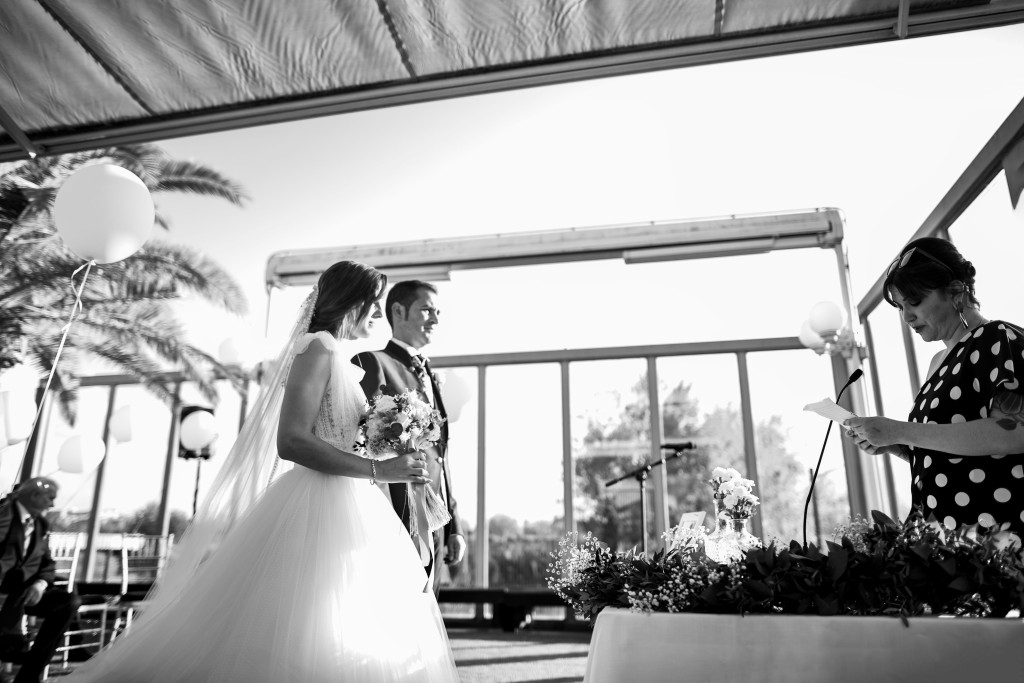boda en el pabellón de ceremonia de Zaragoza.