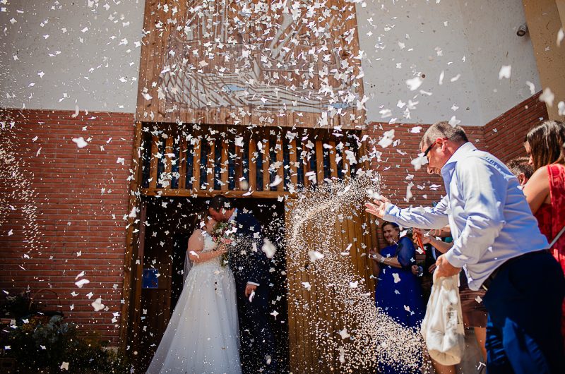 Boda en iglesia en El Burgo de Ebro